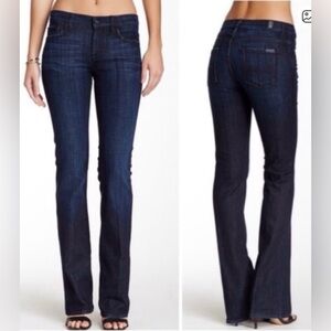 7 For All Mankind High Waist Bootcut Jeans | Size 29 | NY Dark Wash